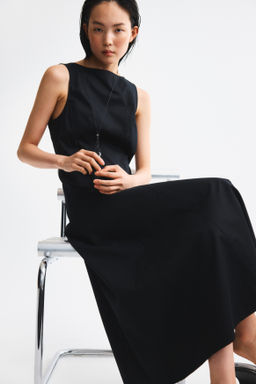Vestido cut-out de sarga - H&m фото 3