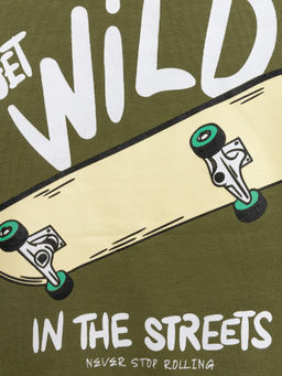 ACOOLA / Джемпер детский для мальчиков Mackay хаки  фото 7