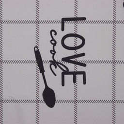 Комплект штор для кухни с подхватами Этель Homemade 170×145 см-2 шт., 100% п/э