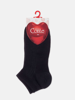 Цена за 2 пары. Носки Короткие CONTE Короткие хлопковые носки CLASSIC черный СЕРДЦЕ - Conte elegant фото 16