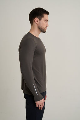 Лонгслив Коричневый ANTA RUNNING LS Tee  фото 2