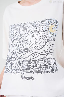 М1038T блузка женская - Art ribbon фото 6