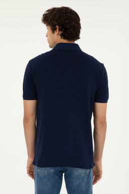 Мужская темно-синяя футболка - U.s. polo assn фото 5