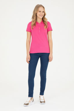 Женские синие джинсовые брюки