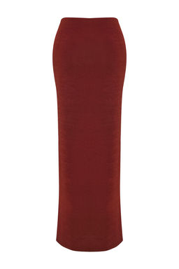 Kiremit Orme Aksesuar Detayl? Maxi Plaj Etek TBESS25ET00000