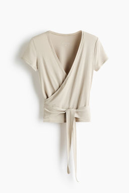 Top de deporte cruzado en modal - H&m фото 2