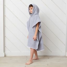 Полотенце-пончо Крошка Я Гномик, цвет серый, размер 24-32, 100 % хлопок, 320 г/м2  фото 15