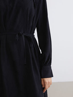 Dik Yaka Ku?akl? Elbise