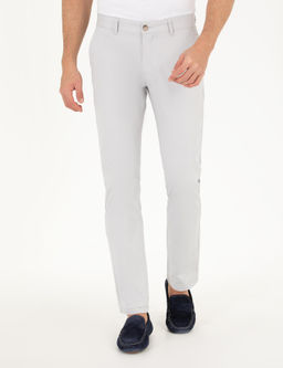 A__k Gri Regular Fit Kanvas Pantolon - Pierre cardin фото 9