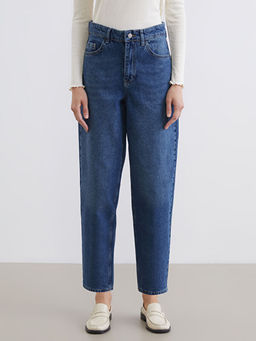 Barrel Fit Kad?n Jean Pantolon