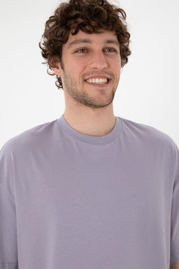 Erkek Long Fit Bisiklet Yaka Gri Basic Ti__rt Sepette S_rpriz _ndirim - U.s. polo assn фото 3