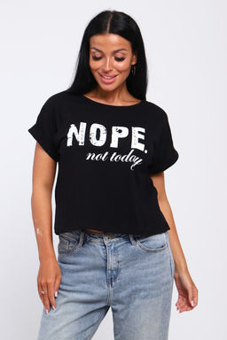 Футболка с надписью Nope, not today, Арт. 804