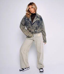 Джинсовая куртка #КТ11987, синий