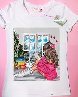 Эксклюзивная футболка Yana Pletneva упаковка плотный Zip пакет!