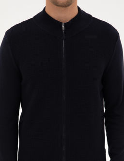 Lacivert Slim Fit Fermuarl_ Triko H_rka - Pierre cardin фото 6