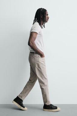 JEANS SLIM CROPPED FIT / Crudo - Zara фото 6