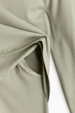 MAMA Camiseta de lactancia en canale - H&m фото 6