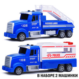 Набор машин "Железный маршрут" в пакете