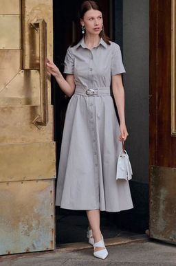 Платье с отстрочками OD-787-2