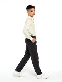 Серые школьные брюки для мальчика Инфанта, модель 0913