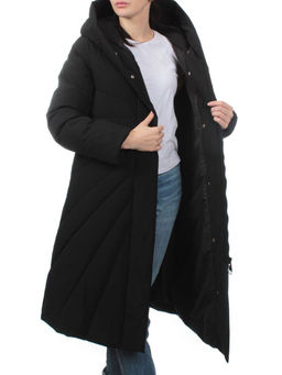 H265 BLACK Пальто зимнее облегченное женское (150 гр. холлофайбер)
