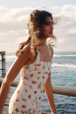 Vestido estampado con detalle girado - H&m фото 5