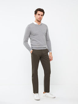 Bisiklet Yaka Erkek Triko Kazak