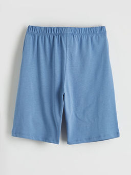 Bask?l? Erkek ?ocuk Pijama ?ort 2li