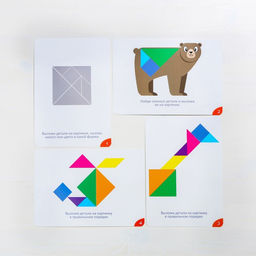 Настольная развивающая игра-головоломка Танграм - Лас играс фото 4