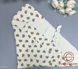 Детское муслиновое одеяло+бант на синтепоне