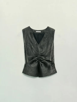 Жилет с драпировкой / Zarina