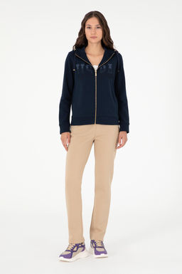 Женские спортивные штаны песочного цвета