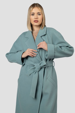 Пальто женское демисезонное (пояс) - El podio фото 11