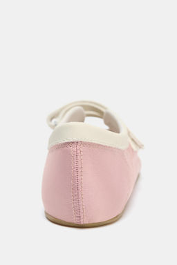 SATIN EFFECT TOPSTITCHED BALLERINAS - Zara фото 29