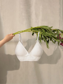 Комплект нижнего белья женский (топ, трусы) Collorista, белый, размер 42-44