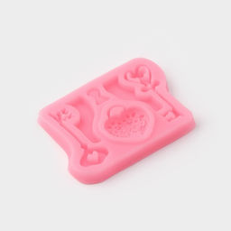 Молд для заливки Доляна Ключ от сердца, силикон, 8.5?6.8 см, МИКС