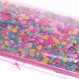 Цена за 3 шт. Шкатулка пластиковая с зеркалом "KiKi HAUS", сундучок, цвет розовый, 14.5*9.5*9см (в пакете)