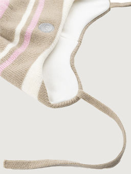 Шапка 11з15425 беж/светло-розовый