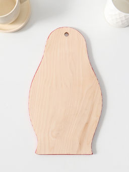 Доска разделочная "Матрешка", 27,5х31см, хохлома