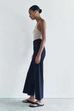 ZW COLLECTION WIDE-LEG HIGH-WAIST JEANS - Zara фото 17