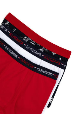 Комплект боксеров U.S. Polo Assn для мальчика набор 3 пары из хлопка  фото 6