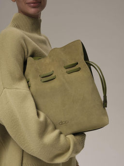 Замшевая сумка Eveline DBR 31143 киви фото 6