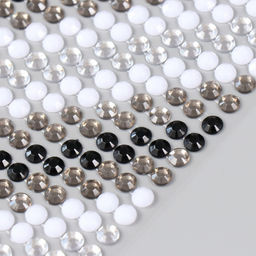 Стразы самоклеющиеся d 6 мм, черный - Simaland фото 3