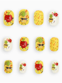 Детские накладные ногти Ананас в теме, 12 шт - Школа талантов фото 5