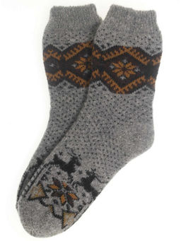 Носки женские "Два оленя с большим ромбом" 7644-2