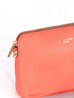 Сумка женская искусственная кожа DJ-СМ 7334- LIVING CORAL, 1отд, плечевой ремень, коралл SALE 263830 - Adelia фото 8