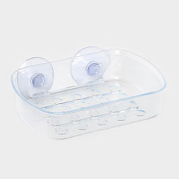 Цена за 2 шт. Мыльница на присосках Bath Collection, пластик, 13×10×3 см, МИКС