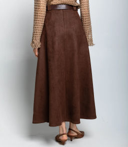 Юбка #КТ3039-2, коричневый - Dommod фото 4