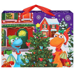 Пакет ламинат горизонтальный, С Новым годом, 40 x 31 x 11,5 см, Микки Маус и Дракон - Disney фото 4