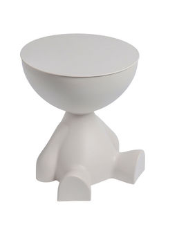 Столик журнальный, 370×370×410 мм, цвет белый